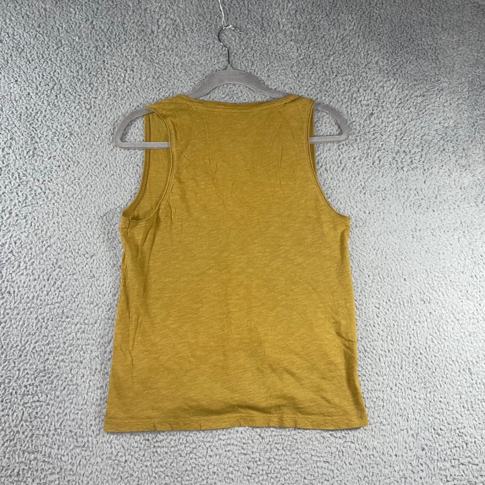 Madewell Pocket Tank Top Women Medium V Neck Sleeveless Basic Academia Relaxed‎ - Picture 2 of 12